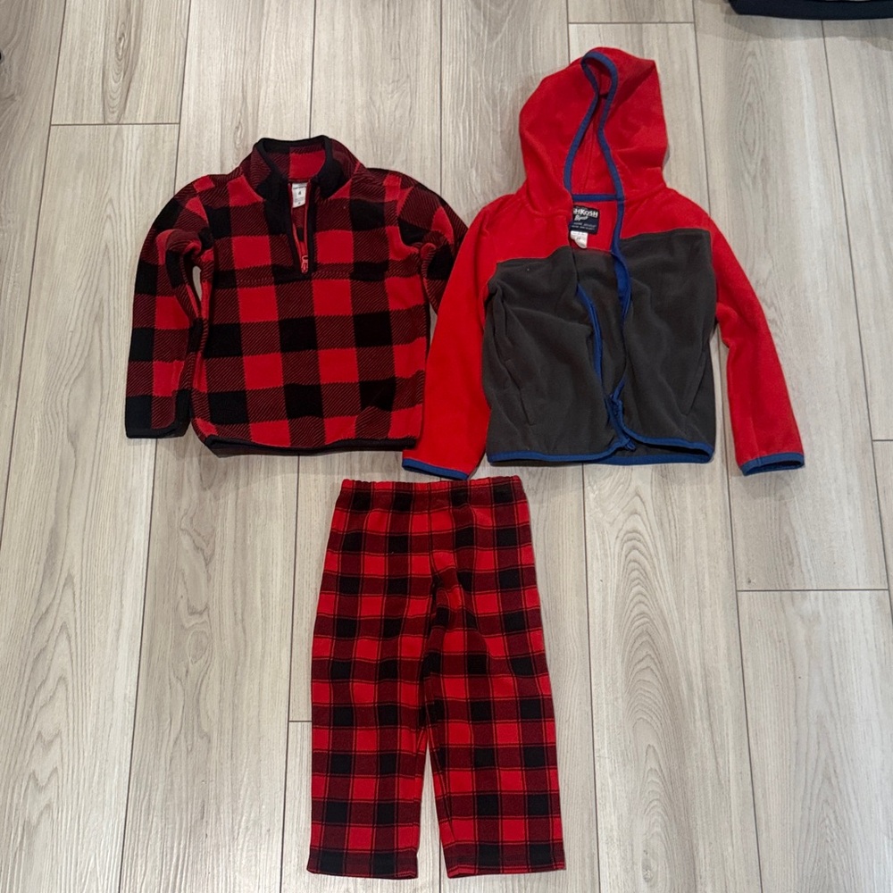 Carter's Red and Black Plaid Kids